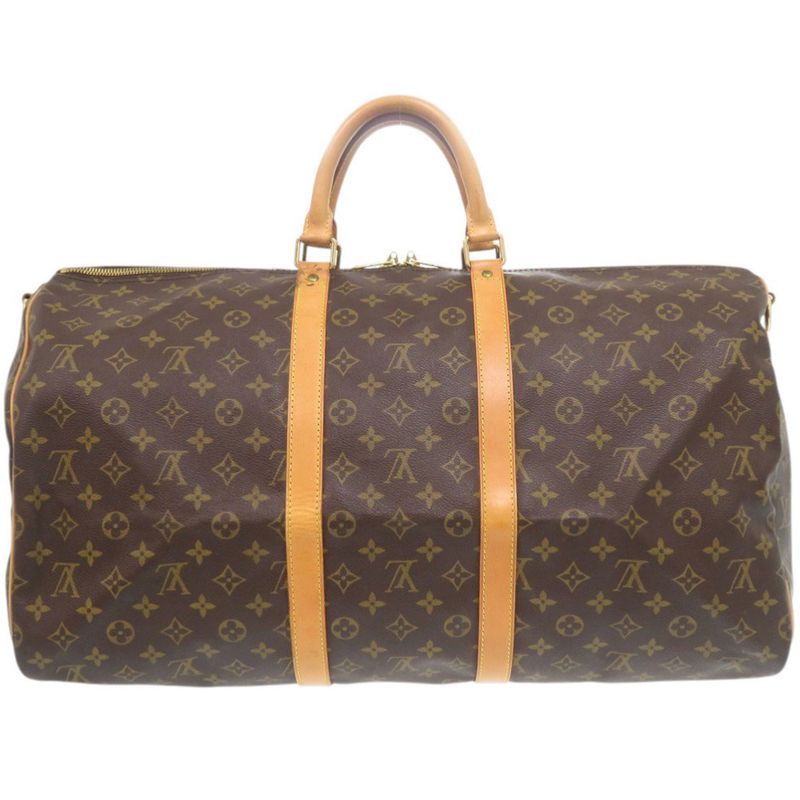 Louis Vuitton Keepall Bandouliere 55 Monogram Boston Bag