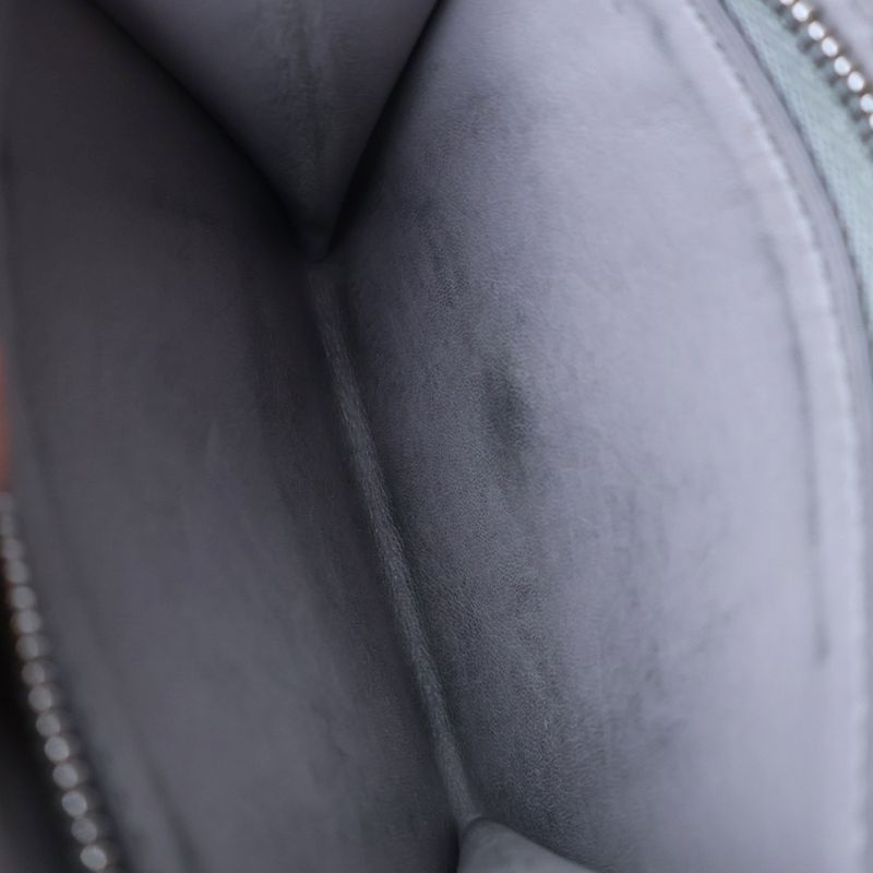Loewe Anagram Compact Flap Wallet Gray Leather Trifold