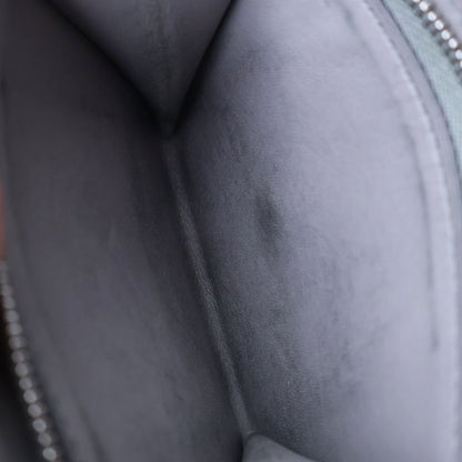 Loewe Anagram Compact Flap Wallet Gray Leather Trifold