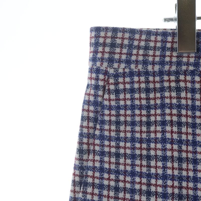 Louis Vuitton Cotton Glen Check Shorts Blue Red Pants Blue-red