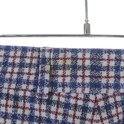 Louis Vuitton Cotton Glen Check Shorts Blue Red Pants Blue-red