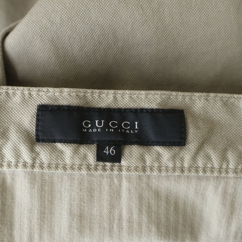 Gucci Chino Pants Straight Beige