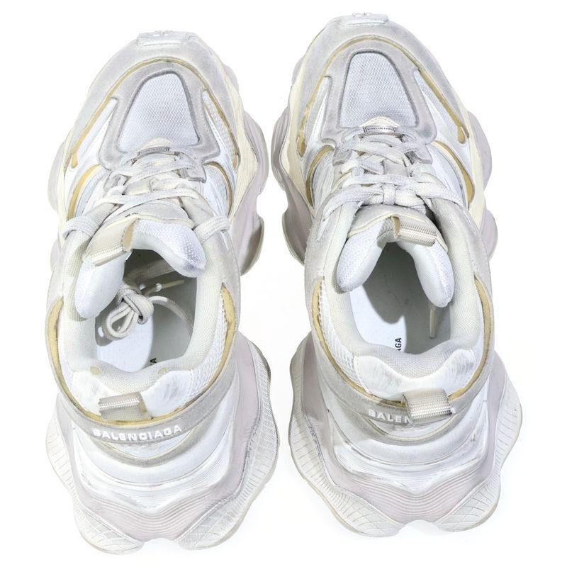 Balenciaga Cargo Vintage Wash Low Cut Sneakers White
