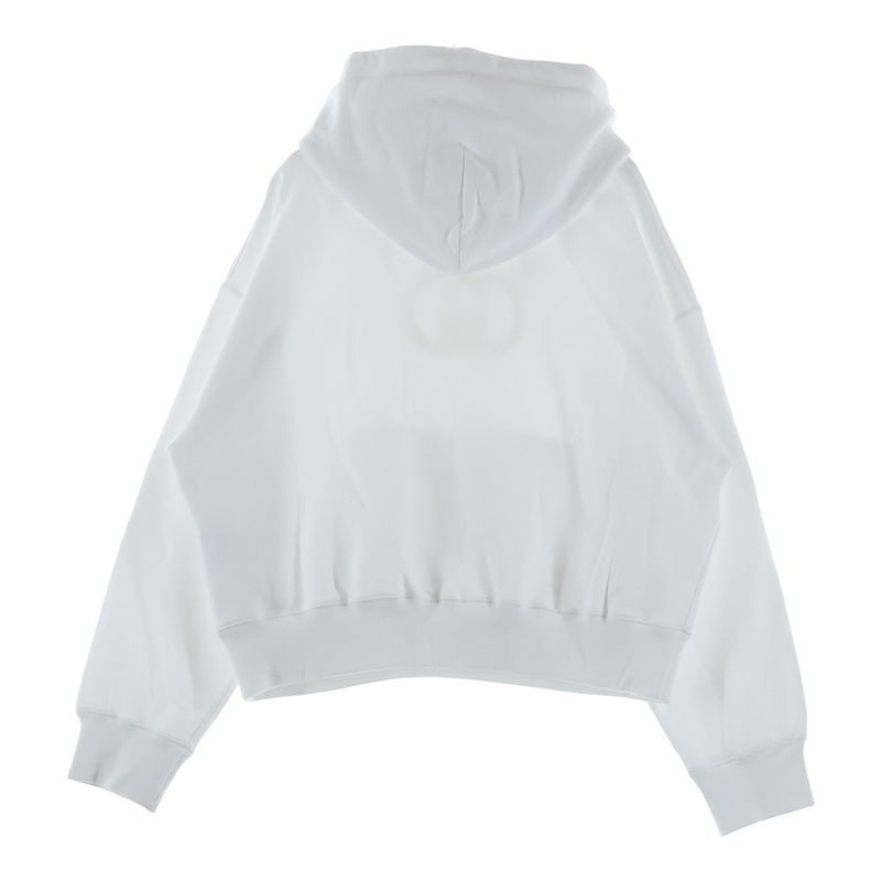 Gucci GG Embossed Logo Cotton Pullover Sweatshirt Hoodie White Sweater