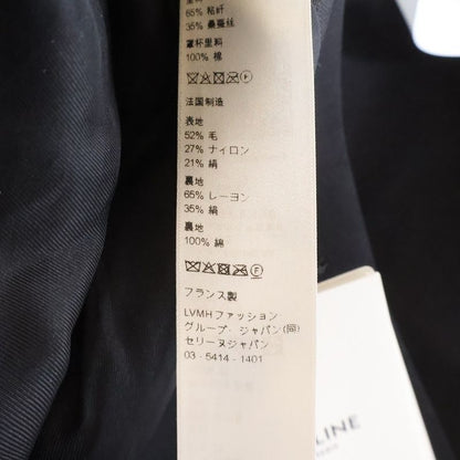Celine Wool Halter Neck Long Dress Black