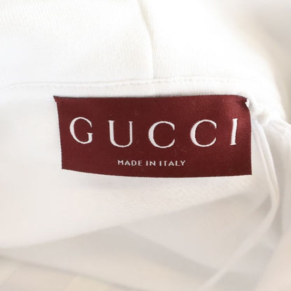 Gucci Interlocking Embossed Logo Pullover Sweatshirt Hoodie White Sweater