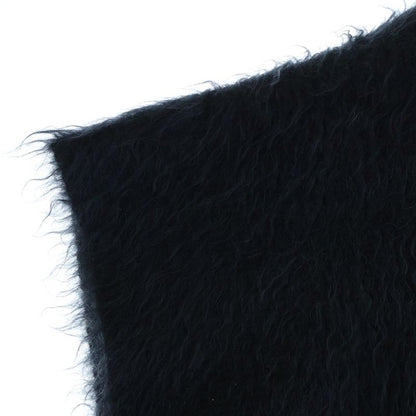 Dior Mohair Silk Blend Long Cardigan Poncho Black