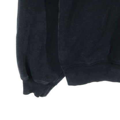 Balenciaga BB Interlocking Front Print Crew Neck Long Sleeve T-Shirt Black
