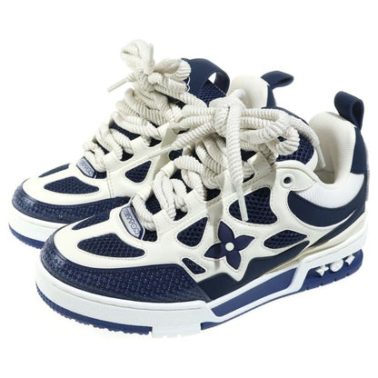 Louis Vuitton LV Skateline Mesh Contrast Low Cut Sneakers Navy White Navywhite