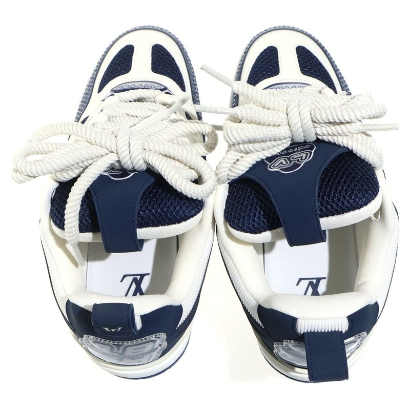 Louis Vuitton LV Skateline Mesh Contrast Low Cut Sneakers Navy White Navywhite