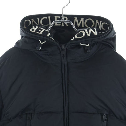 Moncler Montcla Logo Embroidery Down Jacket Black