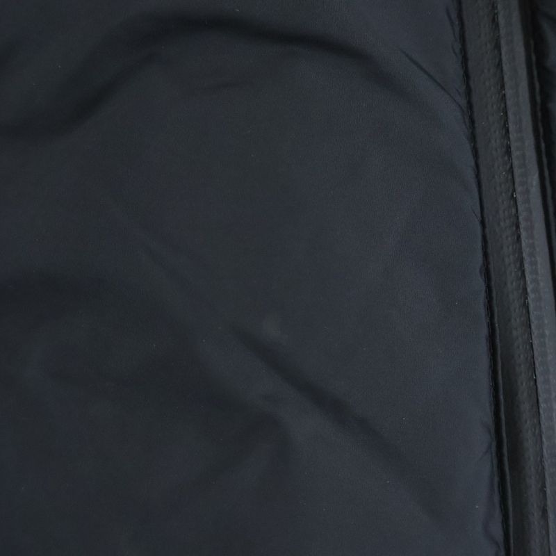 Moncler Montcla Logo Embroidery Down Jacket Black