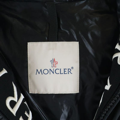 Moncler Montcla Logo Embroidery Down Jacket Black