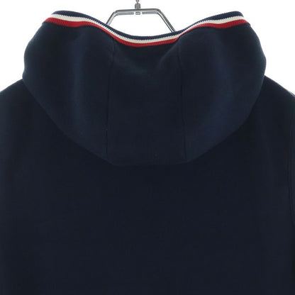 Moncler Patch Logo Down Cut Replacement Zip Up Knit Vest Navy