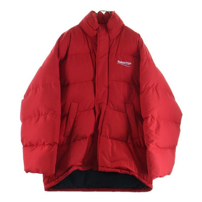 Balenciaga Campaign Logo Down Jacket Red