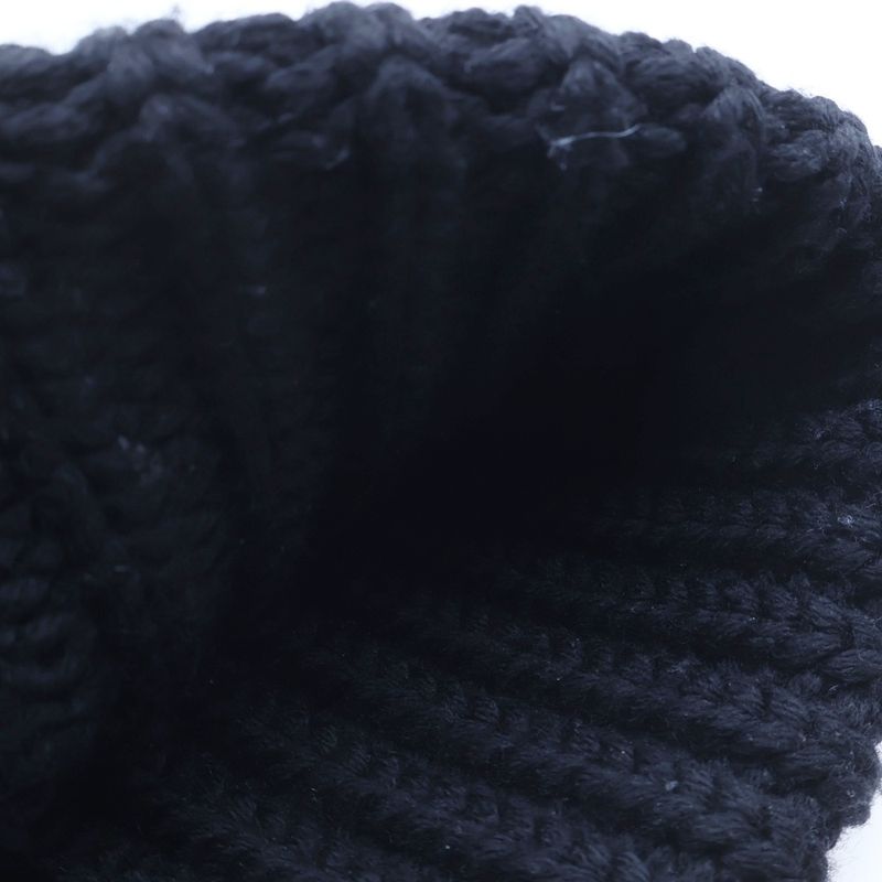 Louis Vuitton Only LV Beanie Knit Hat Black