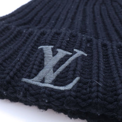 Louis Vuitton Only LV Beanie Knit Hat Black