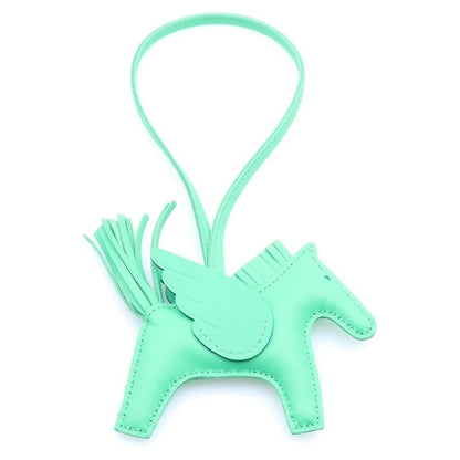 Hermes Pegasus PM Bag Charm Vere Comic Light Green Agneau Milo Swift