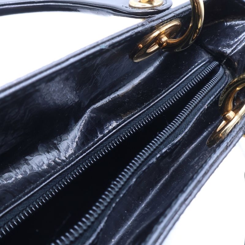 Dior Trotter 2-Way Tote Shoulder Bag Black