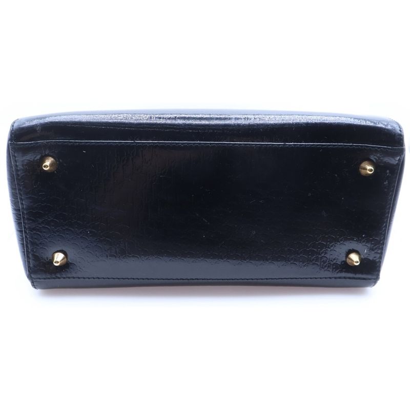 Dior Trotter 2-Way Tote Shoulder Bag Black