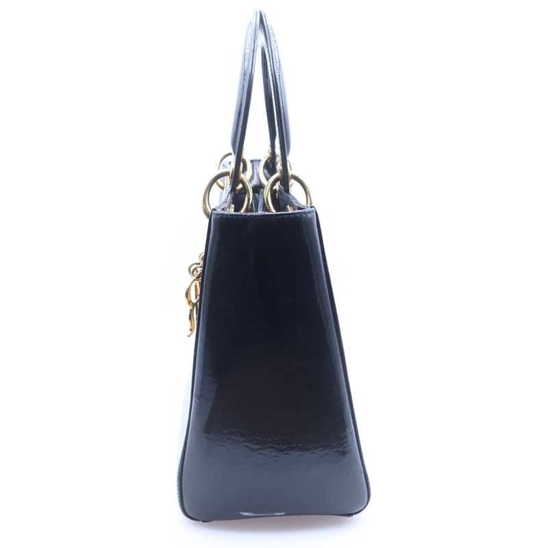 Dior Trotter 2-Way Tote Shoulder Bag Black