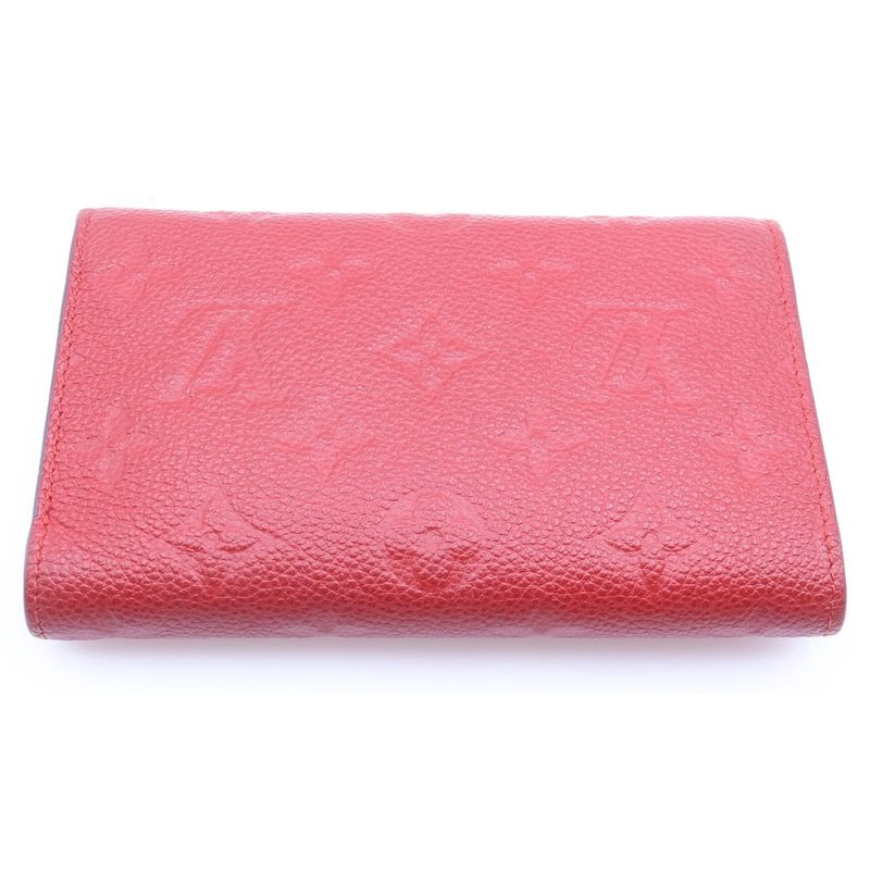 Louis Vuitton Monogram Empreinte Portefeuille Curies Wallet Card Case