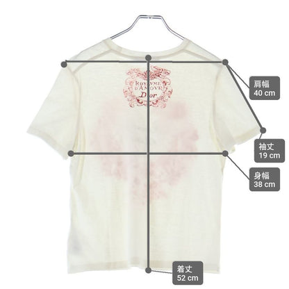 Dior D-royaume D'amour Print T-Shirt White