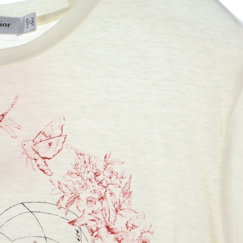 Dior D-royaume D'amour Print T-Shirt White