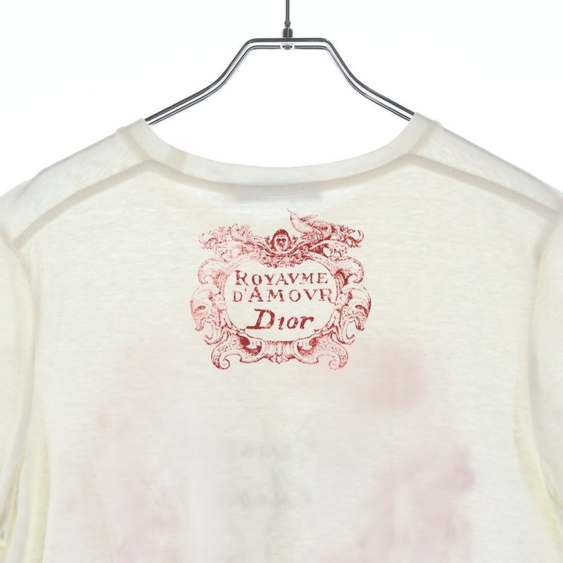 Dior D-royaume D'amour Print T-Shirt White