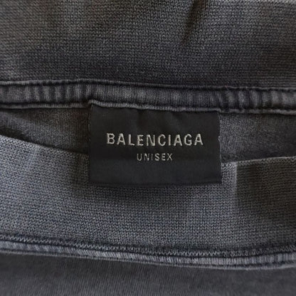 Balenciaga Tbilisi Oversized T-Shirt Distressed Print Short