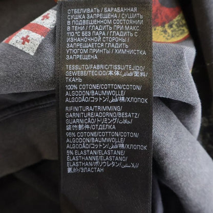Balenciaga Tbilisi Oversized T-Shirt Distressed Print Short