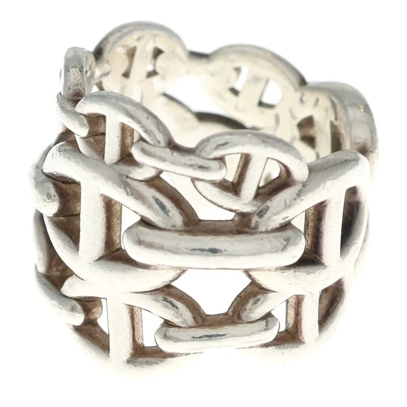 Hermes Chaine D'ancre GM Ring Silver