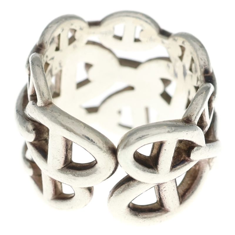 Hermes Chaine D'ancre GM Ring Silver