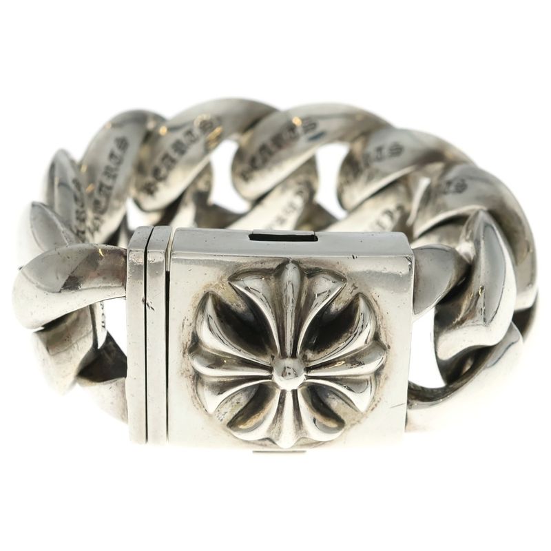 Chrome Hearts Classic XL CH Pls Plus Box Idbracelet Silver Bracelet