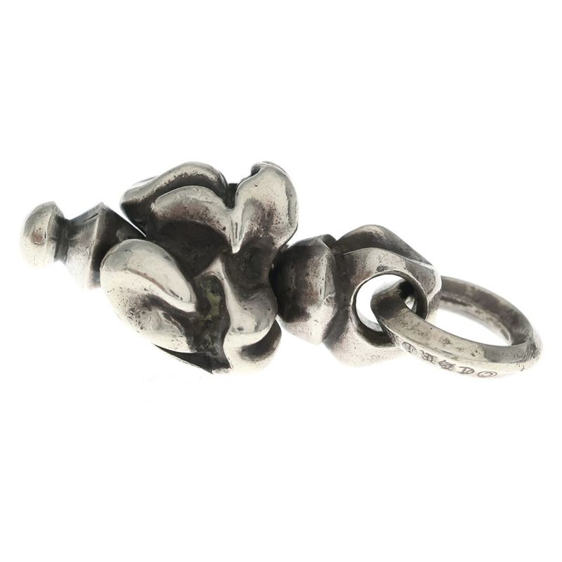 Chrome Hearts LT Swivel Lip and Tongue Charm Necklace Top Silver