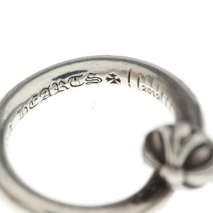 Chrome Hearts Nail Crsball Cross Ball Ring Silver