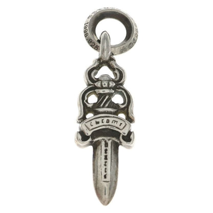 Chrome Hearts 5 Dagger Daga Charm Pendant Top Silver