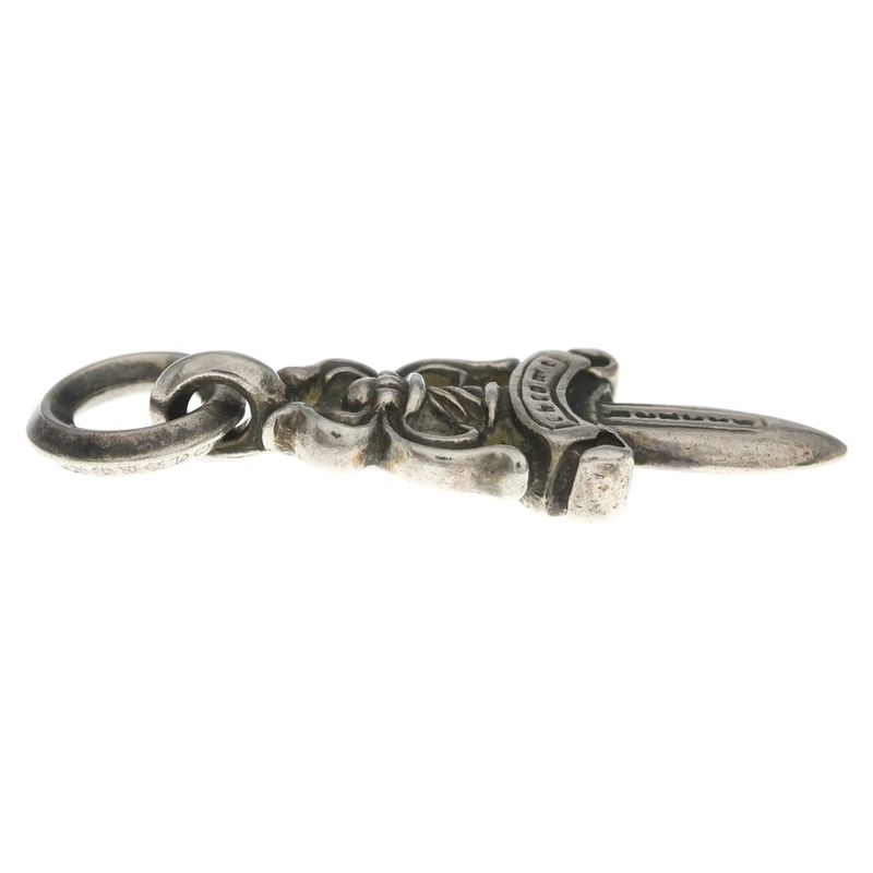 Chrome Hearts 5 Dagger Daga Charm Pendant Top Silver