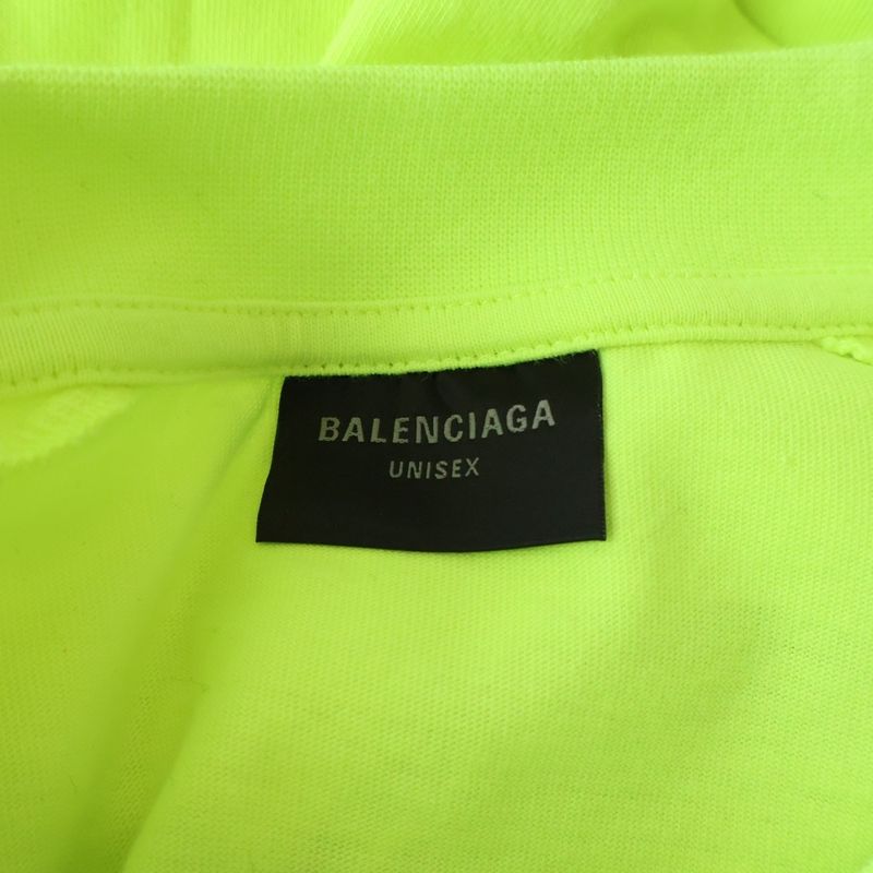 Balenciaga Paris Soccer Technical Jersey Short Sleeve T-Shirt