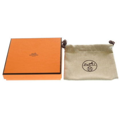 Hermes Cheval Picto Leather Card Case Black