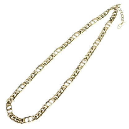 Dior CD Icon Necklace Logo Motif Gold