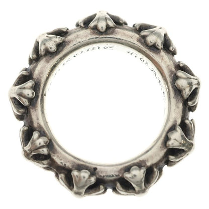 Chrome Hearts Cross Band Ring Silver