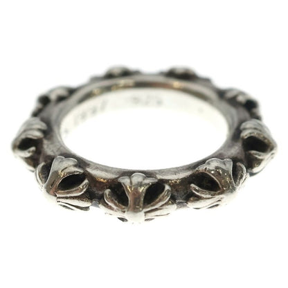 Chrome Hearts Cross Band Ring Silver