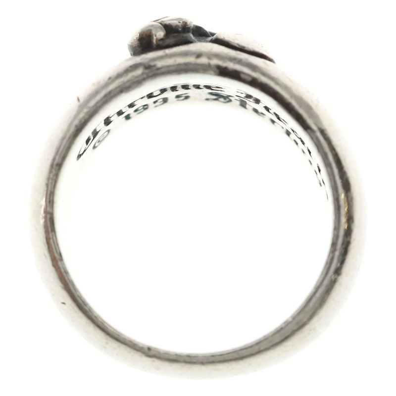 Chrome Hearts Heart in Band Ring Silver