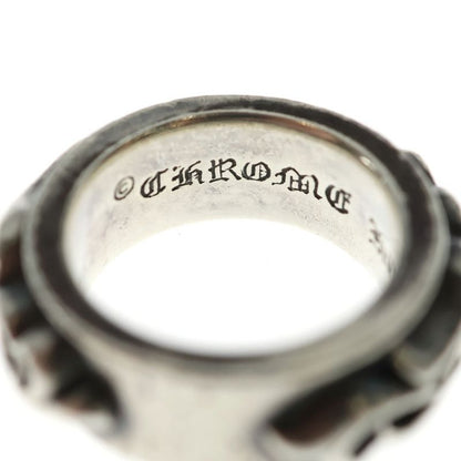 Chrome Hearts Dbl Narrow Vine Band Double Silver Ring