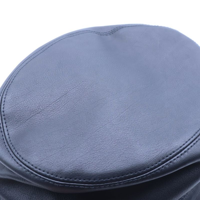 Hermes Cow Leather Bucket Hat Black