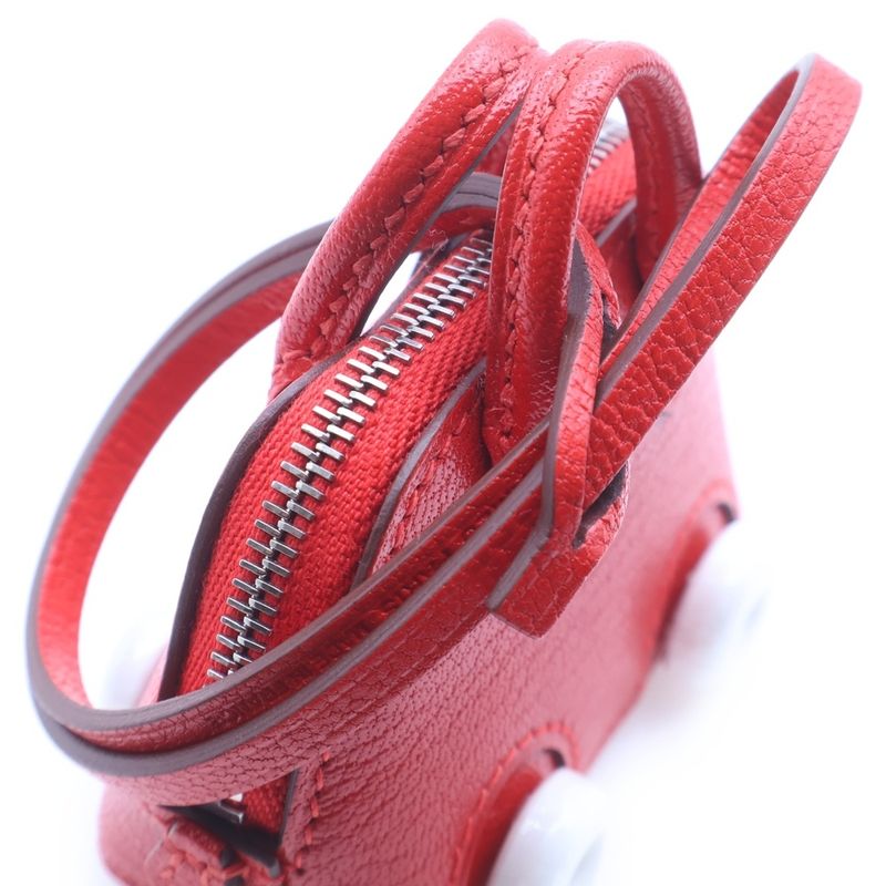 Hermes Charm Bolide on Wheels Chevre Misor le Juku Red