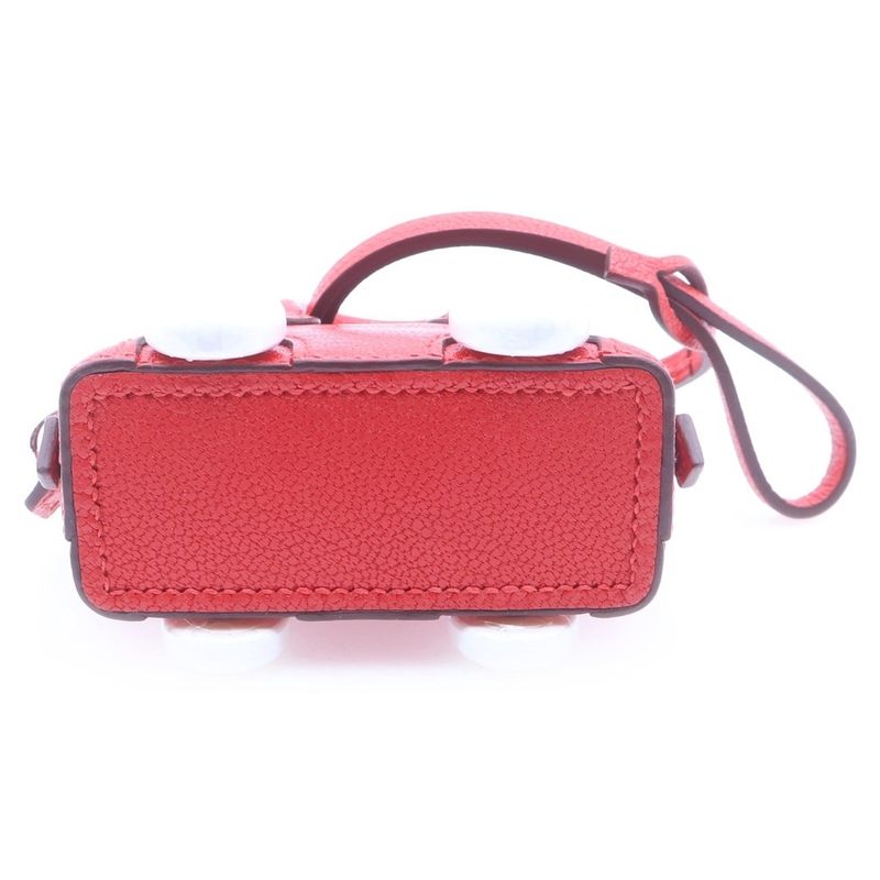 Hermes Charm Bolide on Wheels Chevre Misor le Juku Red
