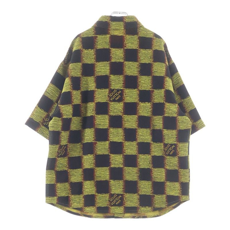 Louis Vuitton Damier Rush S Shirt Fvd Short Yellowblack