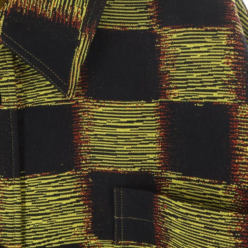 Louis Vuitton Damier Rush S Shirt Fvd Short Yellowblack